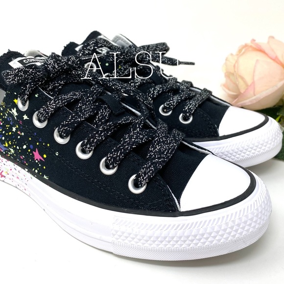 Converse Chuck TaylorAS Low Canvas Black Multi k/W - Picture 5 of 8